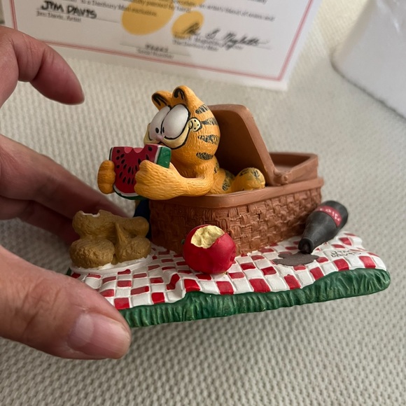 1993 Garfield Figurines "THE GOURMET"By Jim Davis from the Danbury Mint